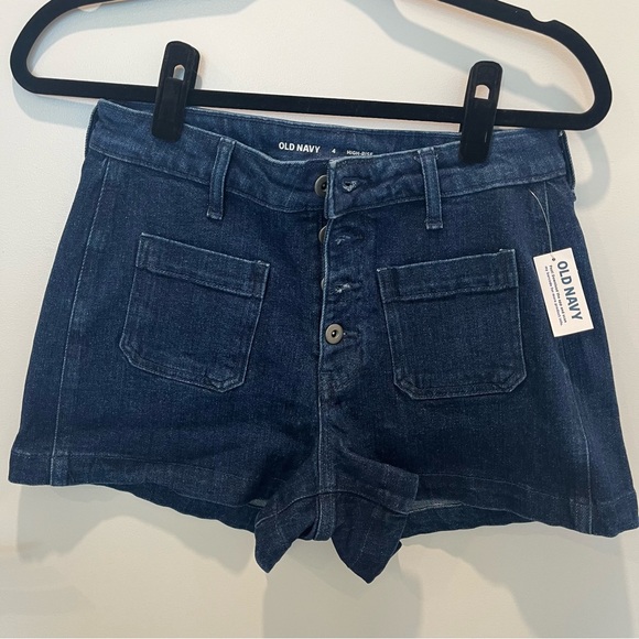 NWT Denim High Waist Jean Shorts - Picture 1 of 7